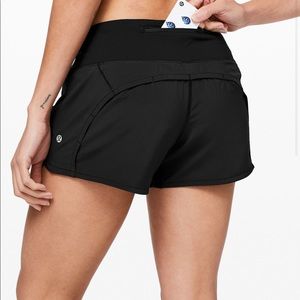 Lululemon Speed Shorts Black